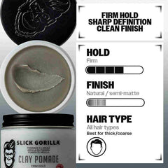SLICK GORILLA Clay Pomade - Firm Hold