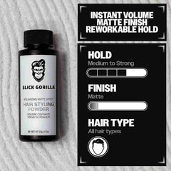 SLICK GORILLA Hair Styling Powder