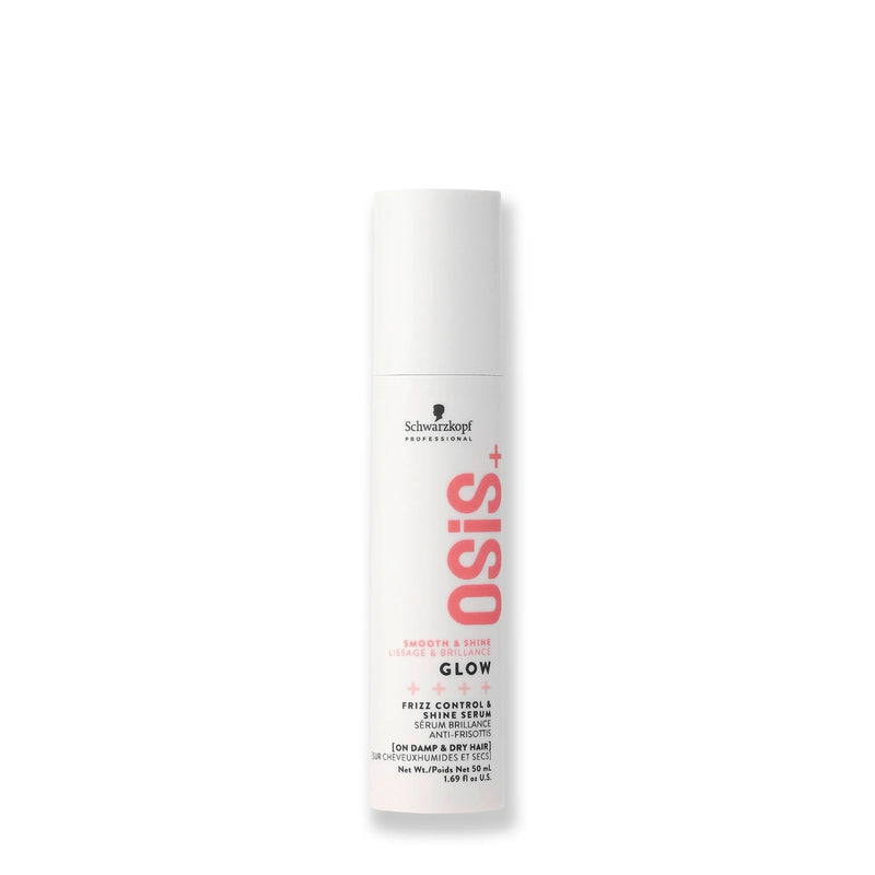 schwarzkopf PROFESSIONAL OSIS+ SMOOTH & SHINE GLOW FRIZZ CONTROL & SHINE SERUM 1.6 fl oz
