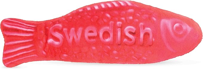 iscream SWEDISH FISH 3-D PACKAGING FLEECE PLUSH