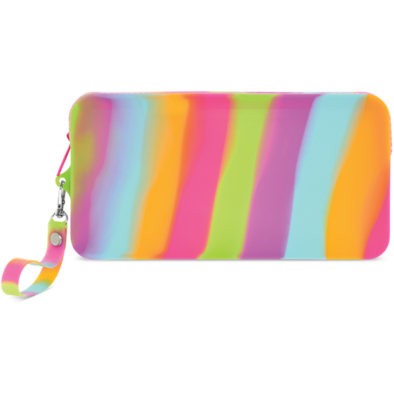 iscream RAINBOW TIE DYE POPPER PENCIL CASE