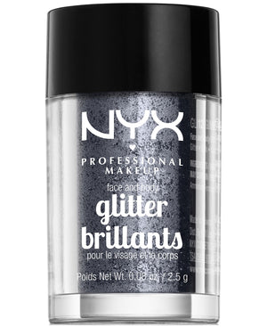 NYX glitter brilliants 12 GUNMETAL 0.08 oz