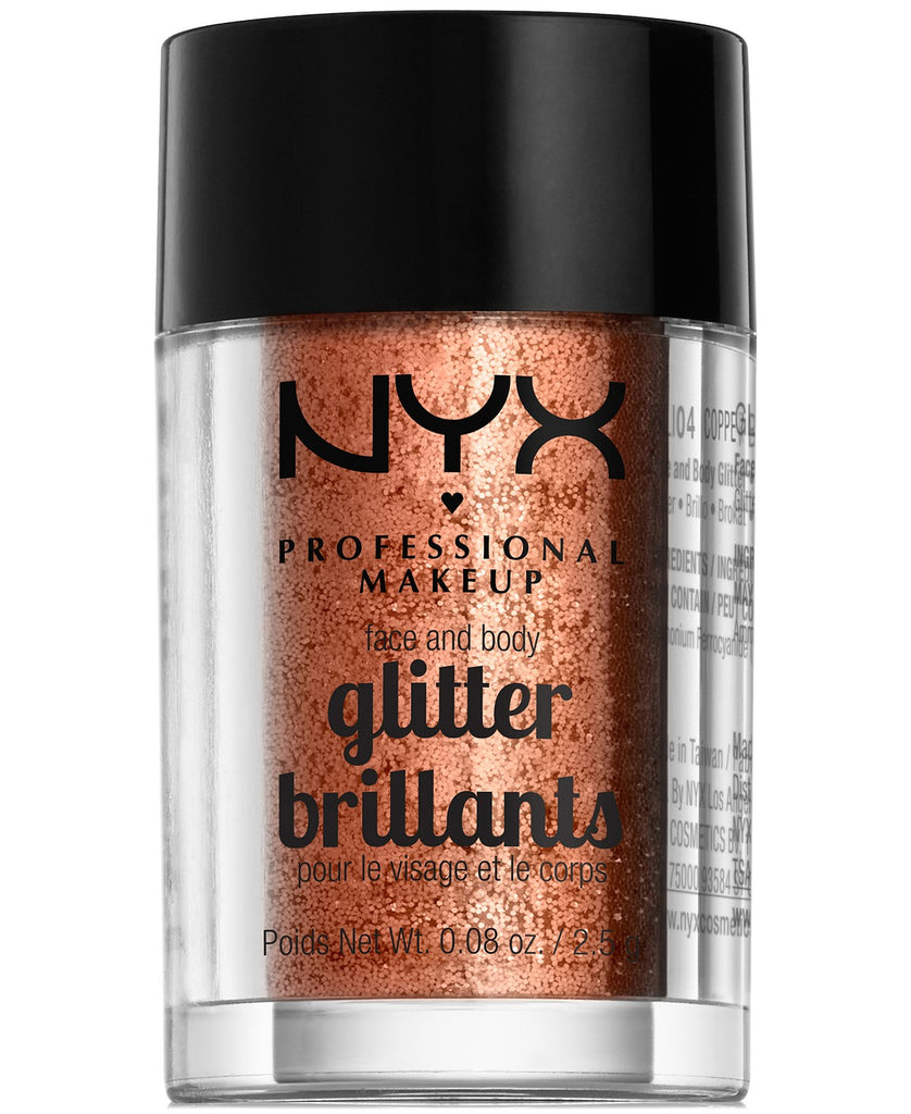 NYX glitter brilliants 04 COPPER 0.08 oz