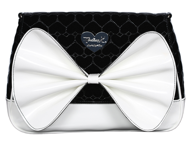 Madison K. Live, Life, Fun Signature Bag - Black/White