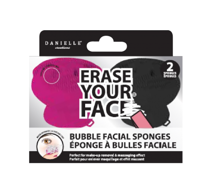 DANIELLE Creations ERASE YOUR FACE SILICONE FACIAL SPONGES 2 SPONGES