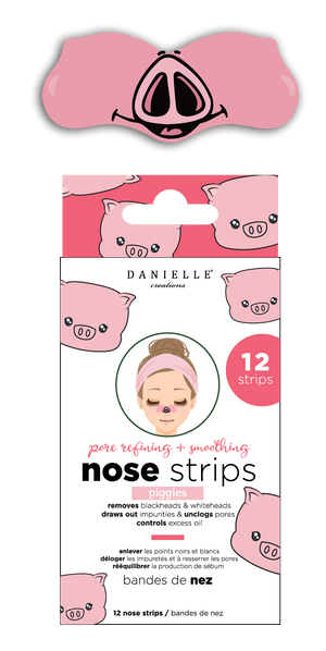 DANIELLE creations witch hazel+rose water nose strips 2 pc