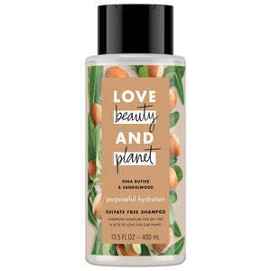LOVE beauty AND planet SHEA BUTTER & SANDALWOOD purposeful hydration CONDITIONER 13.5 FL OZ