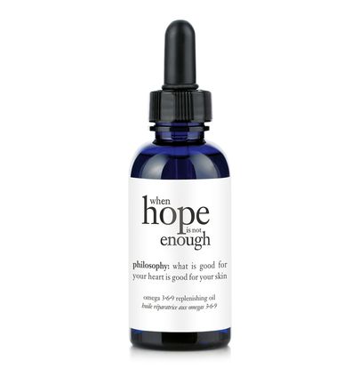 Philosophy when hope is not enough omega 3.6.9 replenishing oil