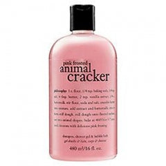 philosophy pink frosted animal cracker shampoo, shower gel, & bubble bath 16 oz.