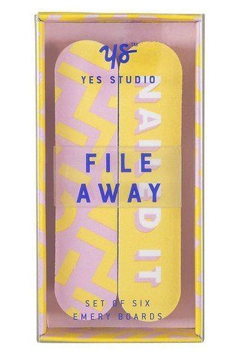 YS YES STUDIO FILE AWAY SET OF SIX EMERY BOARDS