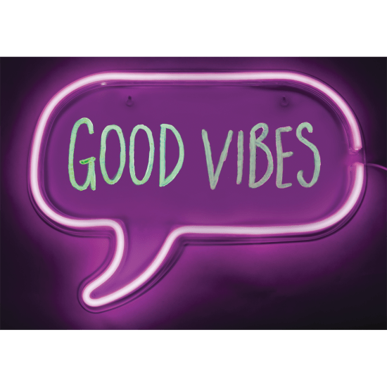 iscream GLOW UP SPEECH BUBBLE MESSAGE FRAME