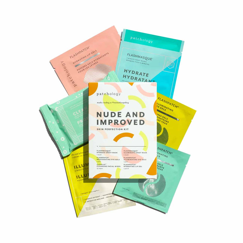 patchology NUDE AND IMPROVED SKIN PERFECTION KIT 6PC