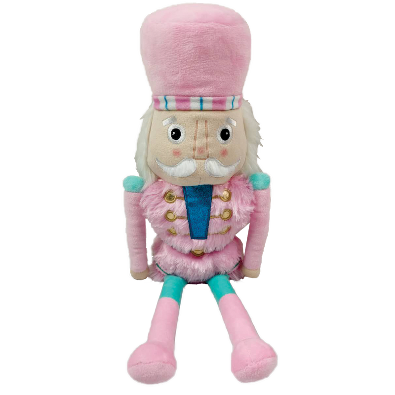 iscream PINK NUTCRACKER PLUSH TOY