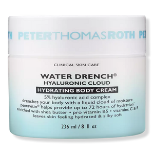 PETER THOMAS ROTH WATER DRENCH HYALURONIC CLOUD HYDRATING BODY CREAM 8 FL OZ