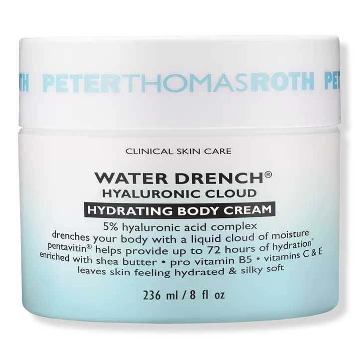 PETER THOMAS ROTH WATER DRENCH HYALURONIC CLOUD HYDRATING BODY CREAM 8 FL OZ