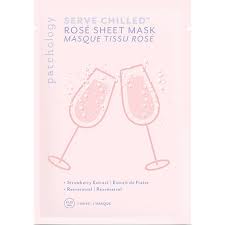 patchology SERVED CHILLED ROSE SHEET MASK SET 4 MASKS