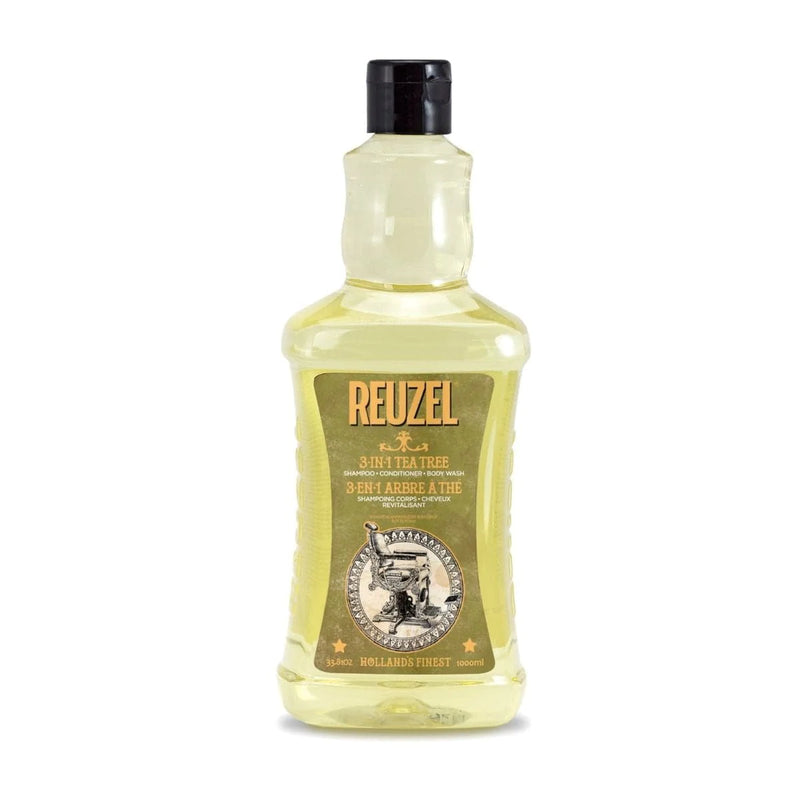 REUZEL 3-IN-1 TEA TREE SHAMPOO+CONDITIONER+BODYWASH