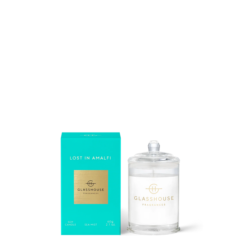 GLASSHOUSE FRAGRANCES LOST IN AMALFI SOY CANDLE 2.1 OZ