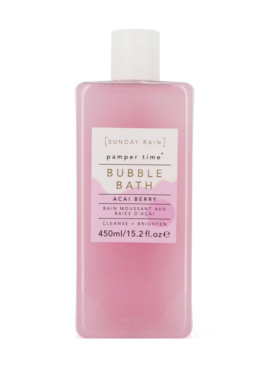 SUNDAY RAIN CLEANSE + BRIGHTEN BUBBLE BATH ACAI BERRY 15.2 fl oz
