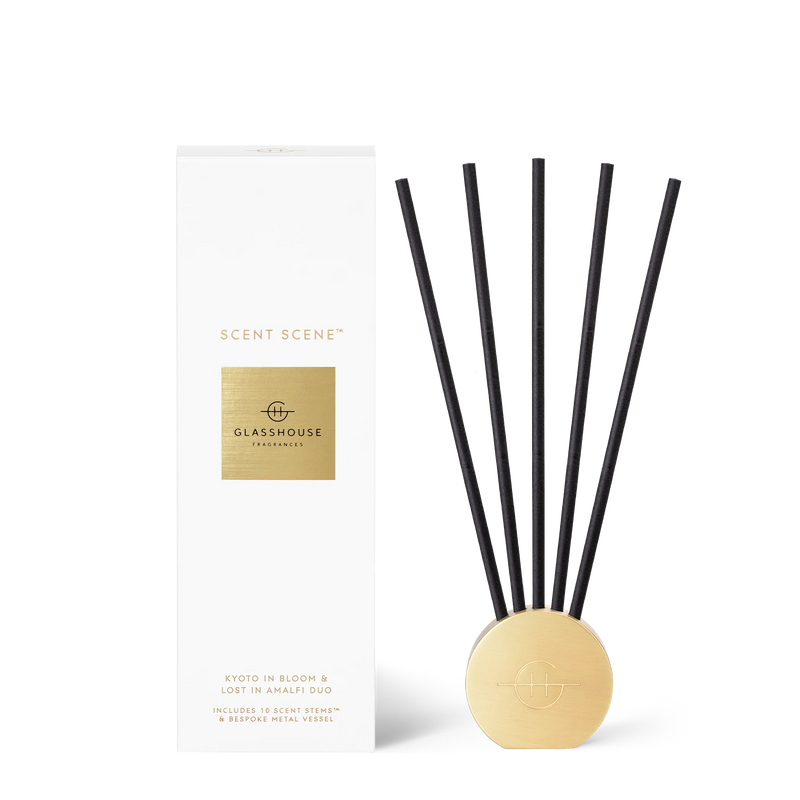 GLASSHOUSE FRAGRANCES SCENT SCENE KYOTO IN BLOOM & LOST IN AMALFI DUO