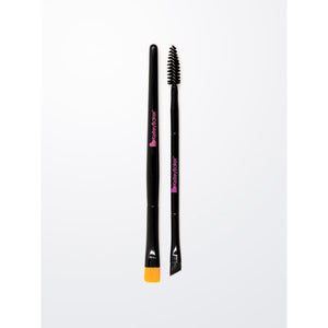 Kelley Baker Brows Brush Set Angle Spooly Brush and Highlighter Smudge Brush