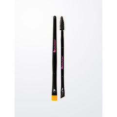 Kelley Baker Brows Brush Set Angle Spooly Brush and Highlighter Smudge Brush