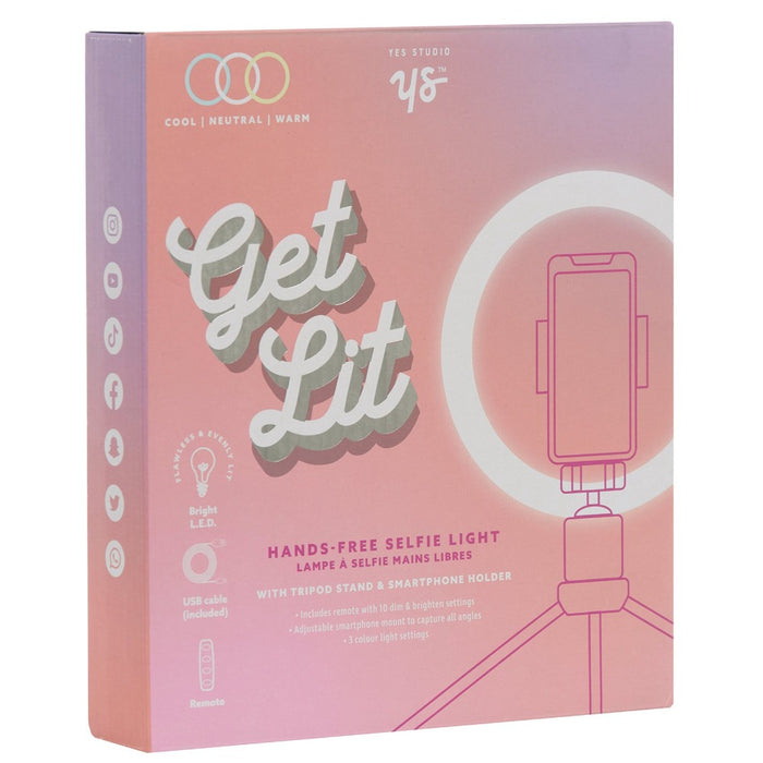 YES STUDIO Get Lit  Hands Free Selfie Light