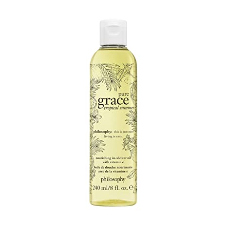 philosophy pure grace tropical summer nourishing in-shower oil 8 fl oz