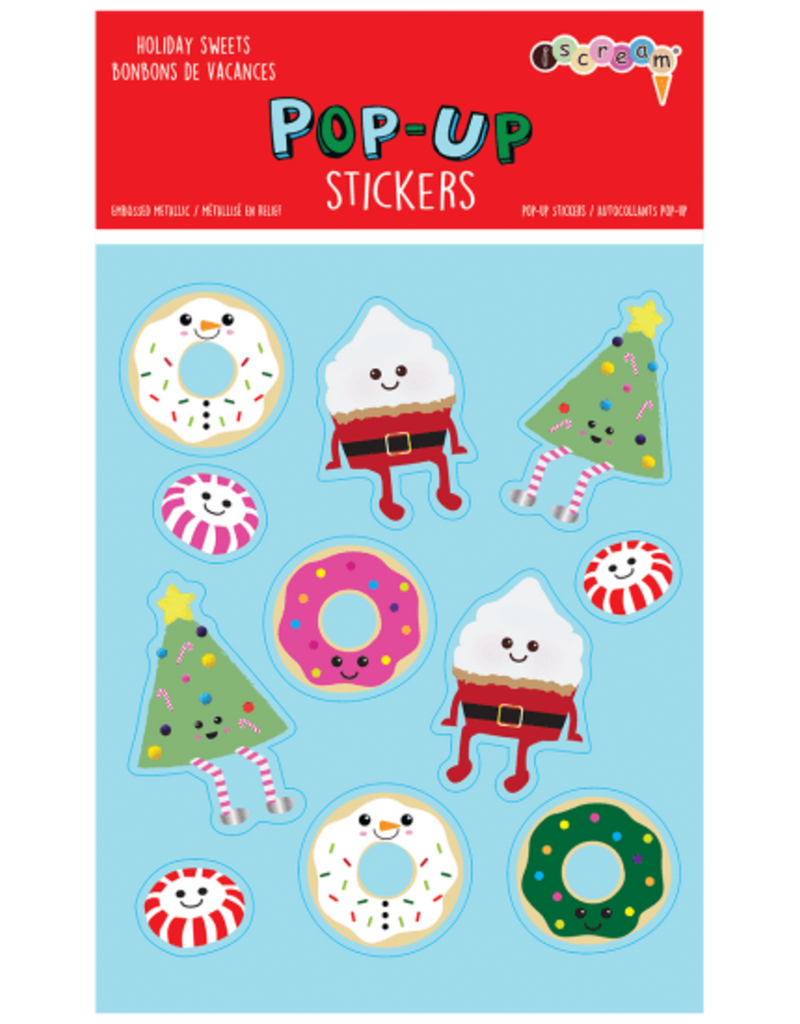 iscream Holiday Pop Up Stickers