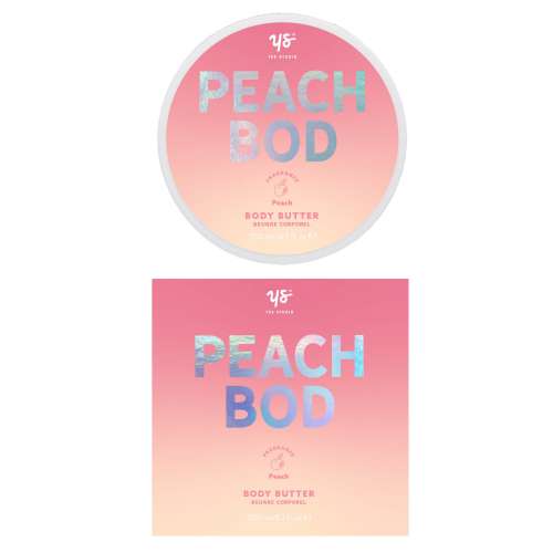 YES STUDIO Peach Bod Body Butter 6.7 Fl Oz