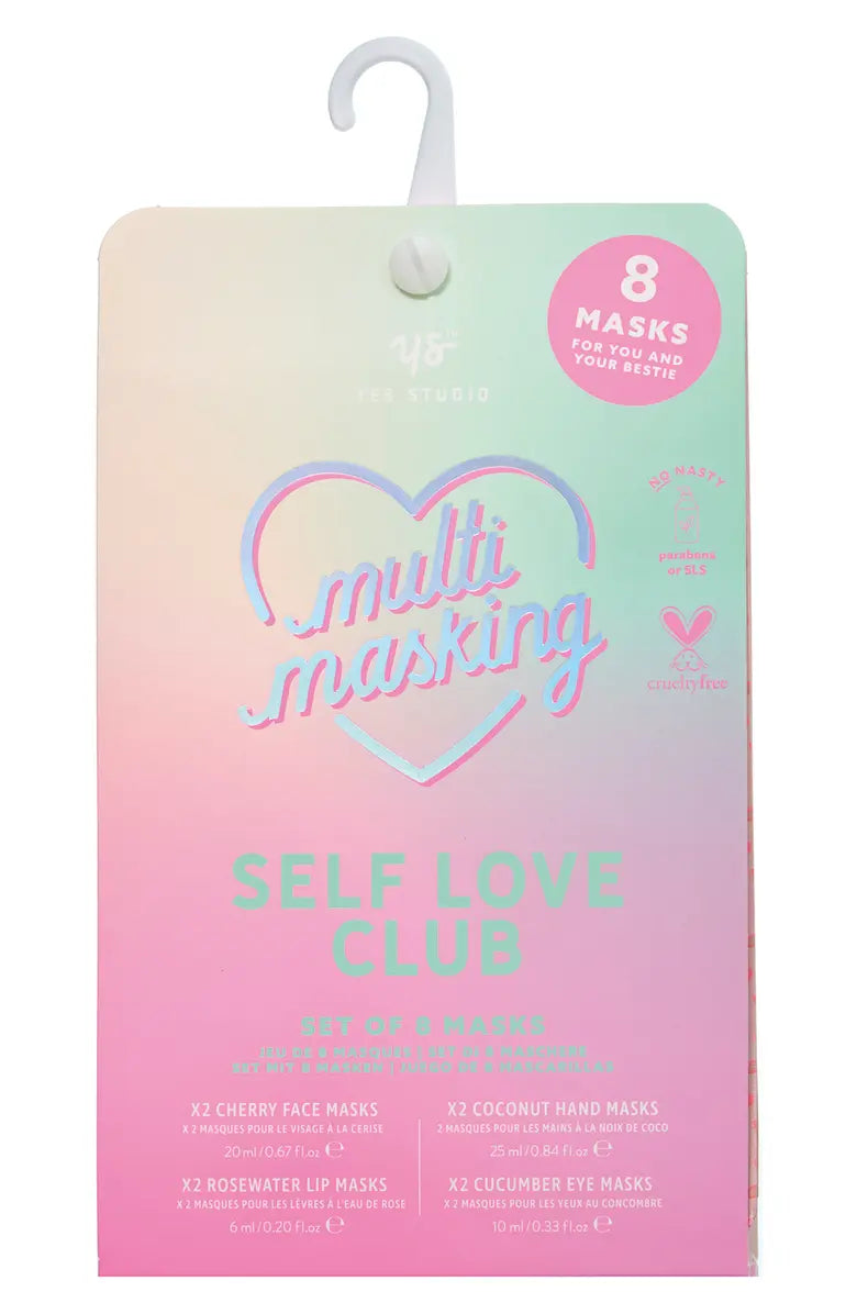 YES STUDIO Multi Masking Self Love Club  Set Of 8 Masks