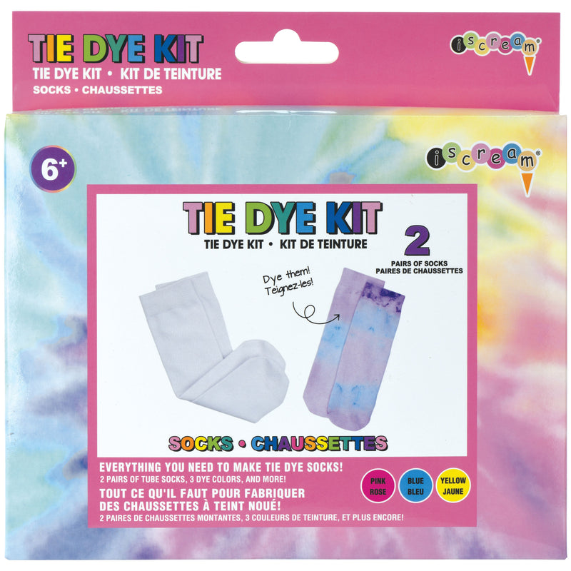 iscream TIE DYE KIT SOCKS 2 PR