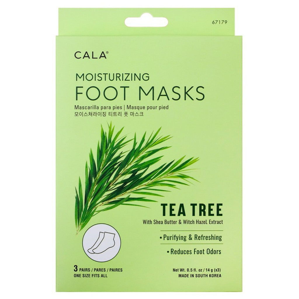 CALA Moisturizing Foot Masks Tea Tree 3 PR