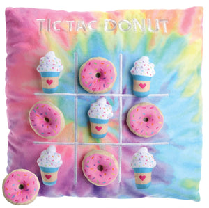 iscream Tic-Tac-Donut Pillow
