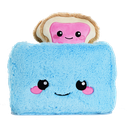 iscream Trevor Toaster Furry and Fleece Pillow