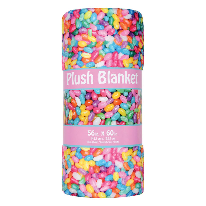 iscream Tutti Frutti  Jelly Bean Plush Blanket